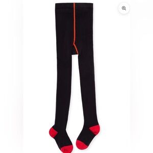 Hansel from Basel Navy Blue and Red Tights - Perfect for the Holidays!